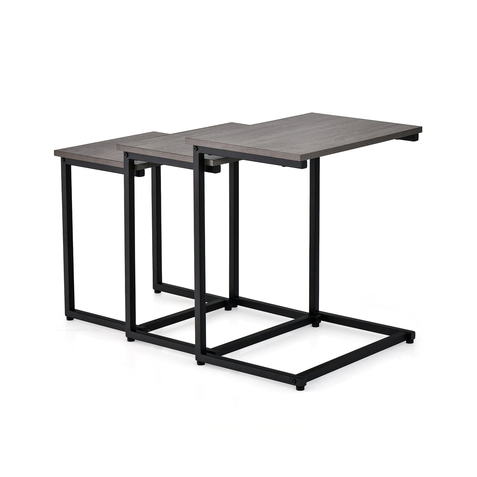 3 Piece Multifunctional Coffee End Table Set, Oak End & Side Tables Oak at Gallery Canada