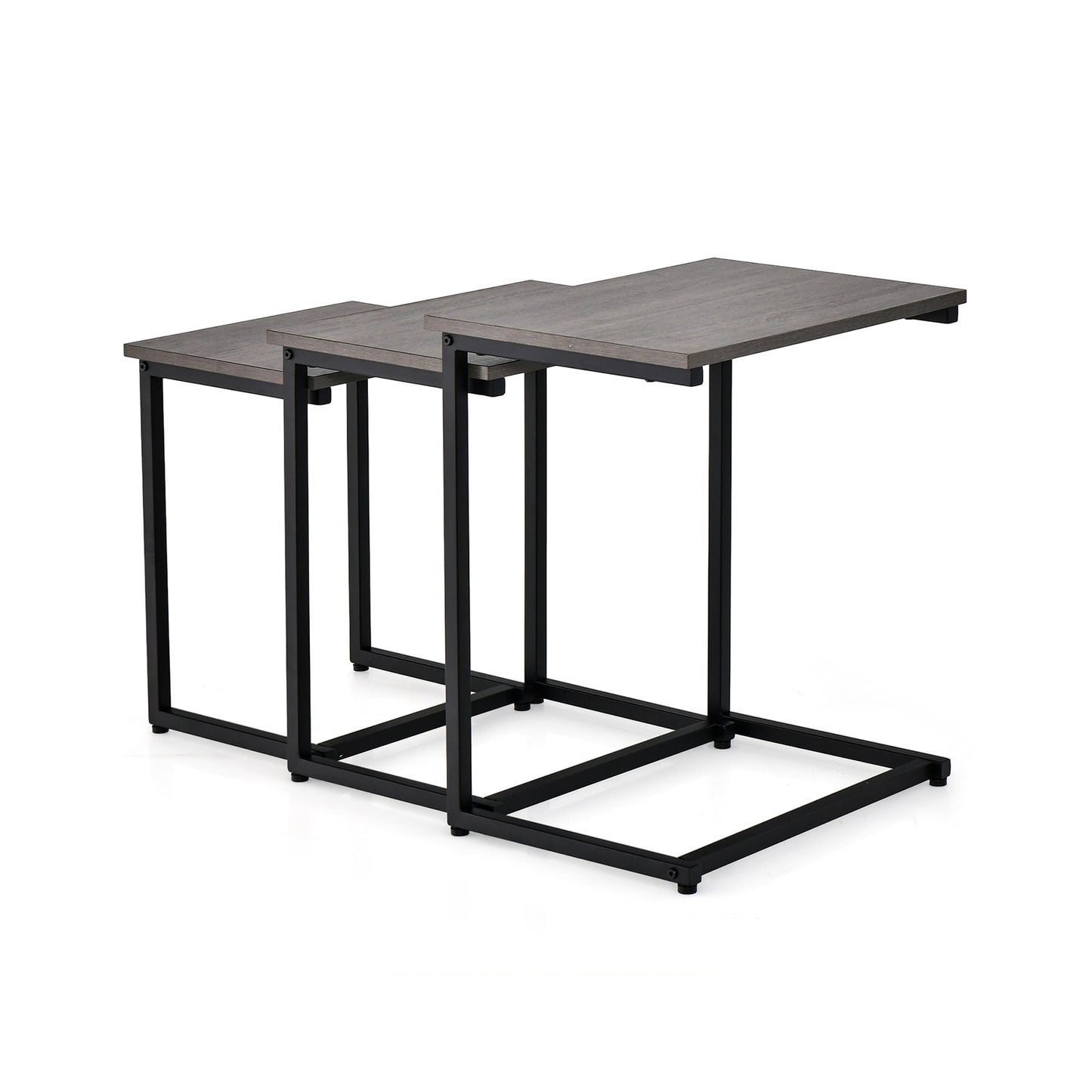 3 Piece Multifunctional Coffee End Table Set, Oak End & Side Tables Oak at Gallery Canada
