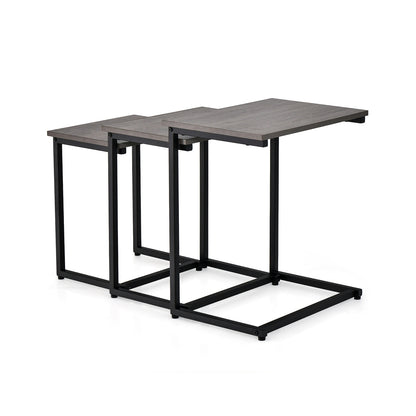 3 Piece Multifunctional Coffee End Table Set, Oak End & Side Tables Oak at Gallery Canada