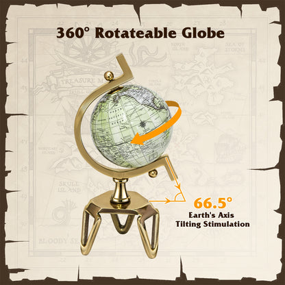 Educational Geographic 5/8/10 Inch World Globe with Triangle Metal Stand-5 inches Learning Toys at Gallery Canada