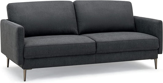 Modern Loveseat with Comfy Backrest Cushions, Gray - Gallery Canada