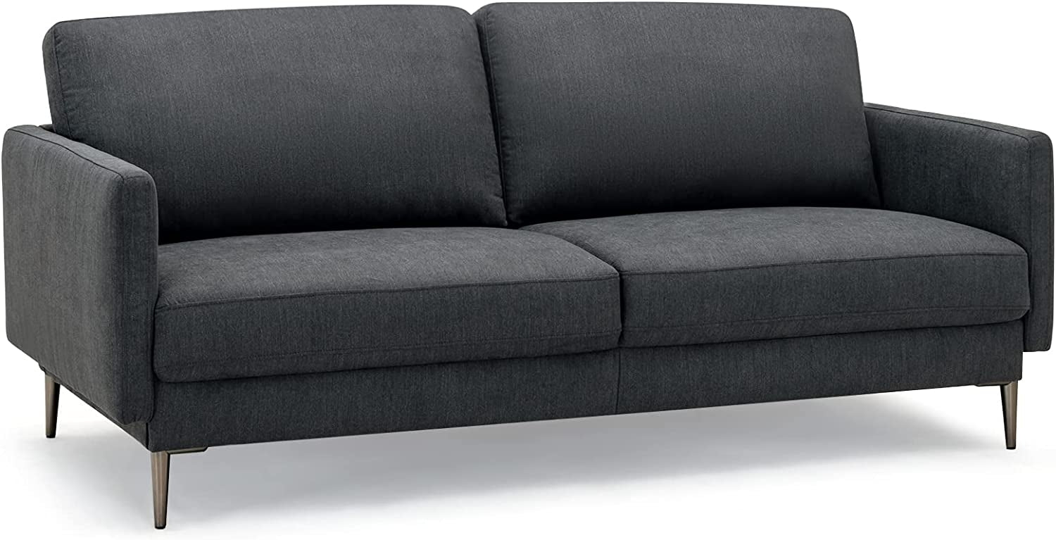 Modern Loveseat with Comfy Backrest Cushions, Gray Sofas & Loveseats at Gallery Canada