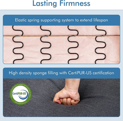 Modern Loveseat with Comfy Backrest Cushions, Gray Sofas & Loveseats at Gallery Canada