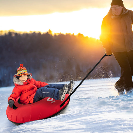 40" Inflatable Snow Sled for Kids and Adults, Red - Gallery Canada