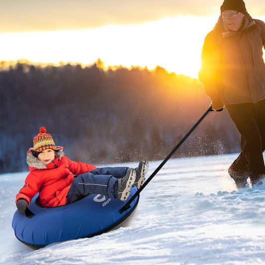 40" Inflatable Snow Sled for Kids and Adults, Blue - Gallery Canada