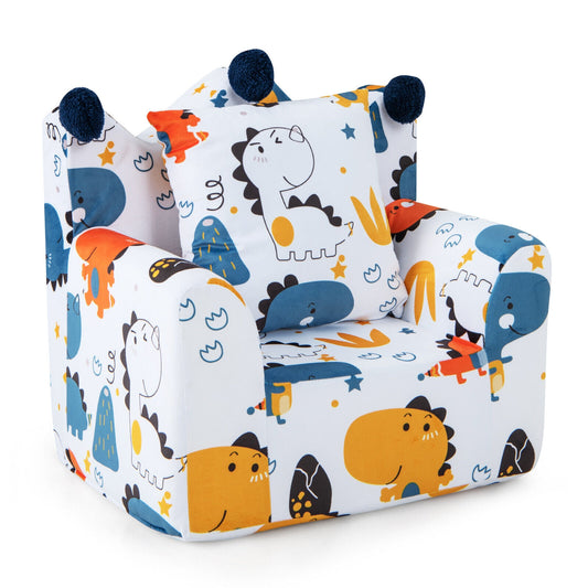 High-Density Kids Sofa With Armrest, Blue Kids Chairs & Seating Blue at Gallery Canada