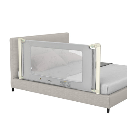 Toddler Bed Rail Guard, Adjustable Height, Safety Lock, 70 Inch, Gray Bed Rails at Gallery Canada