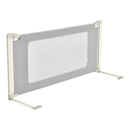 Bed Rail Guard for Toddlers Kid with Adjustable Height and Safety Lock-70 inch, Gray Bed Rails at Gallery Canada
