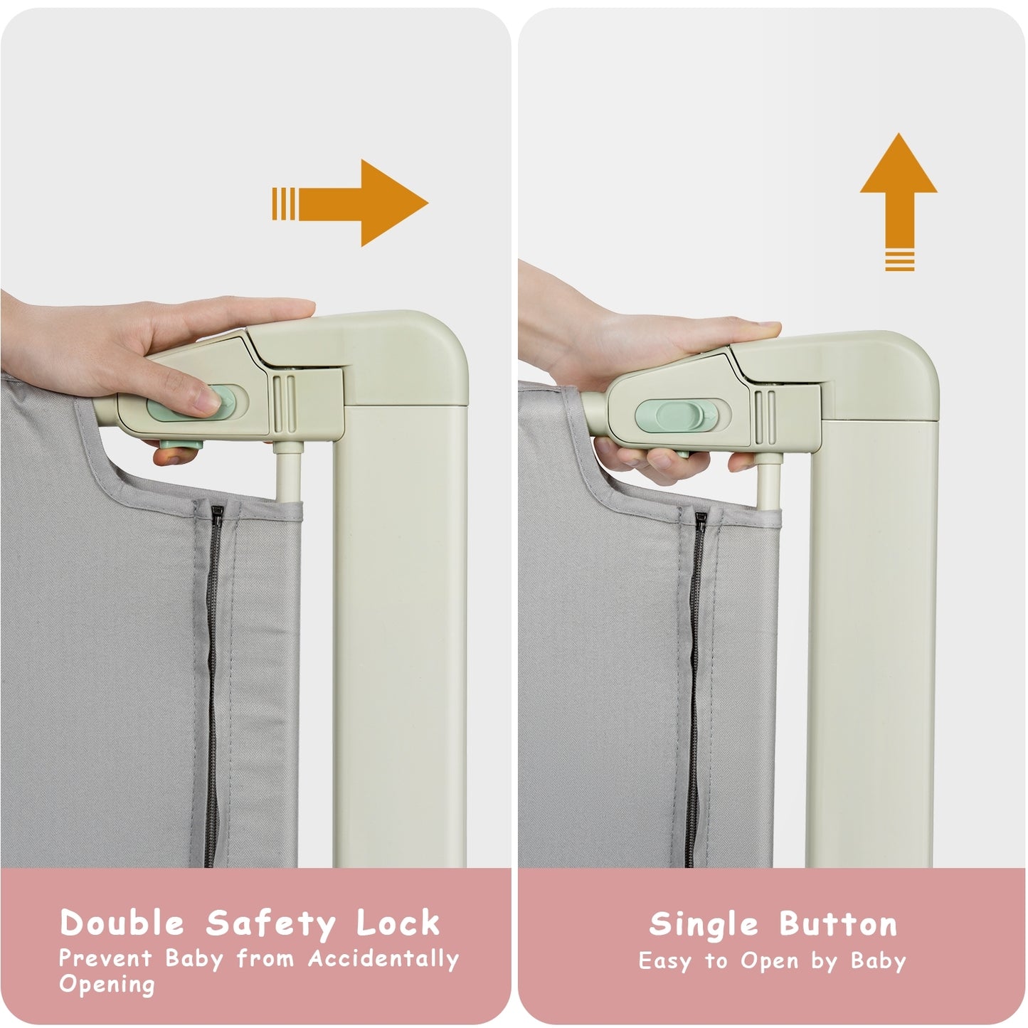 Bed Rail Guard for Toddlers Kid with Adjustable Height and Safety Lock-70 inch, Gray Bed Rails at Gallery Canada