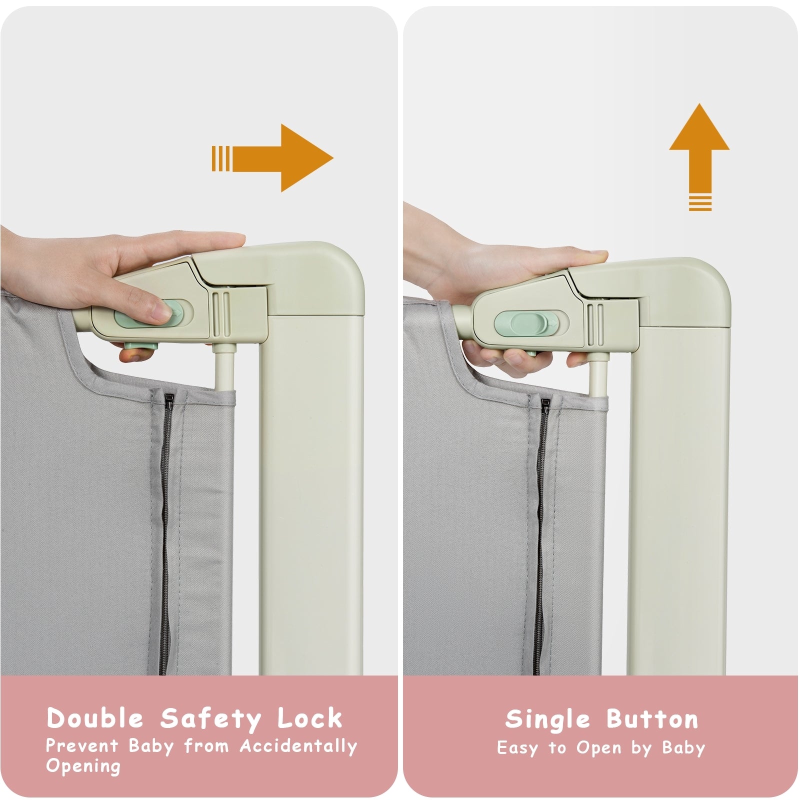 Bed Rail Guard for Toddlers Kid with Adjustable Height and Safety Lock-70 inch, Gray Bed Rails at Gallery Canada