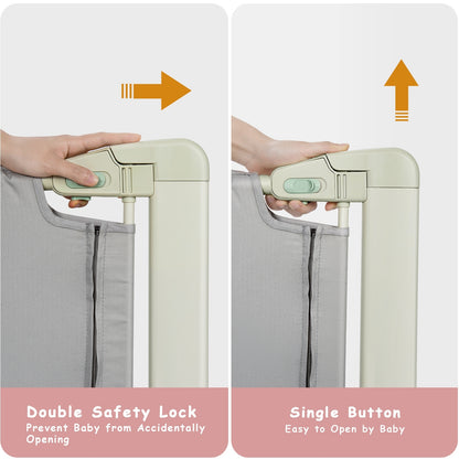 Bed Rail Guard for Toddlers Kid with Adjustable Height and Safety Lock-70 inch, Gray Bed Rails at Gallery Canada