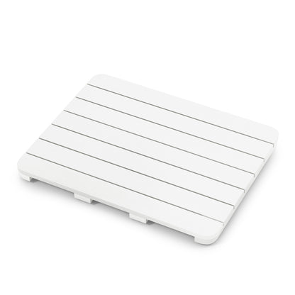 Waterproof HIPS Bath Spa Shower Mat, Non Slip Foot Pads, White Bath Safety White at Gallery Canada