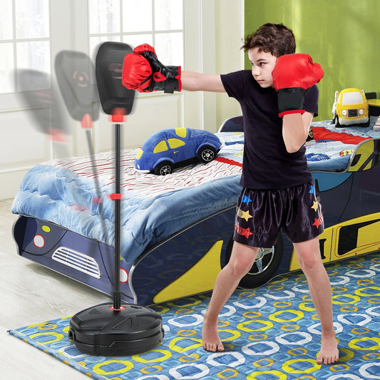 Inflation-Free Boxing set with Punching Bag and Boxing Gloves Quick Rebound Design for 5+ Years Old Kids - Gallery Canada