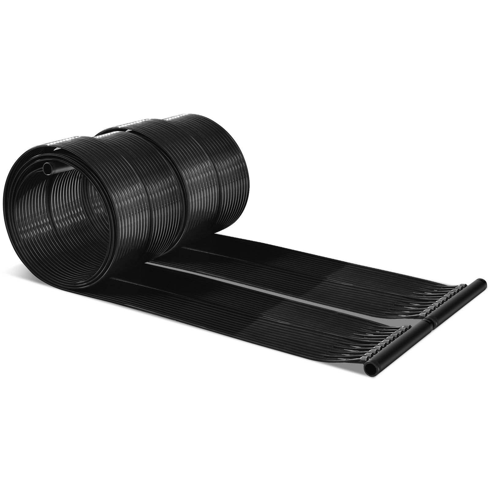 2 Pieces 16.4 Feet Weatherproof Solar Swimming Pool Heating System-M, Black Swimming Pools at Gallery Canada