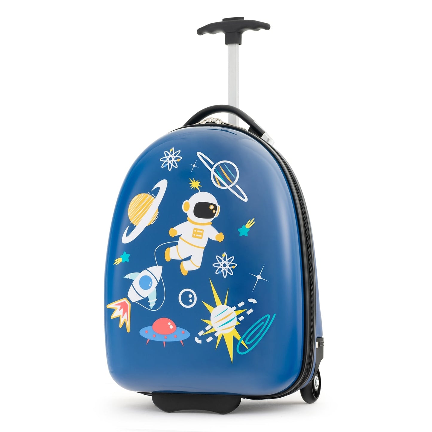 16 Inch Kids Hard Shell Suitcase With Wheels, Blue Kids Luggage Blue at Gallery Canada