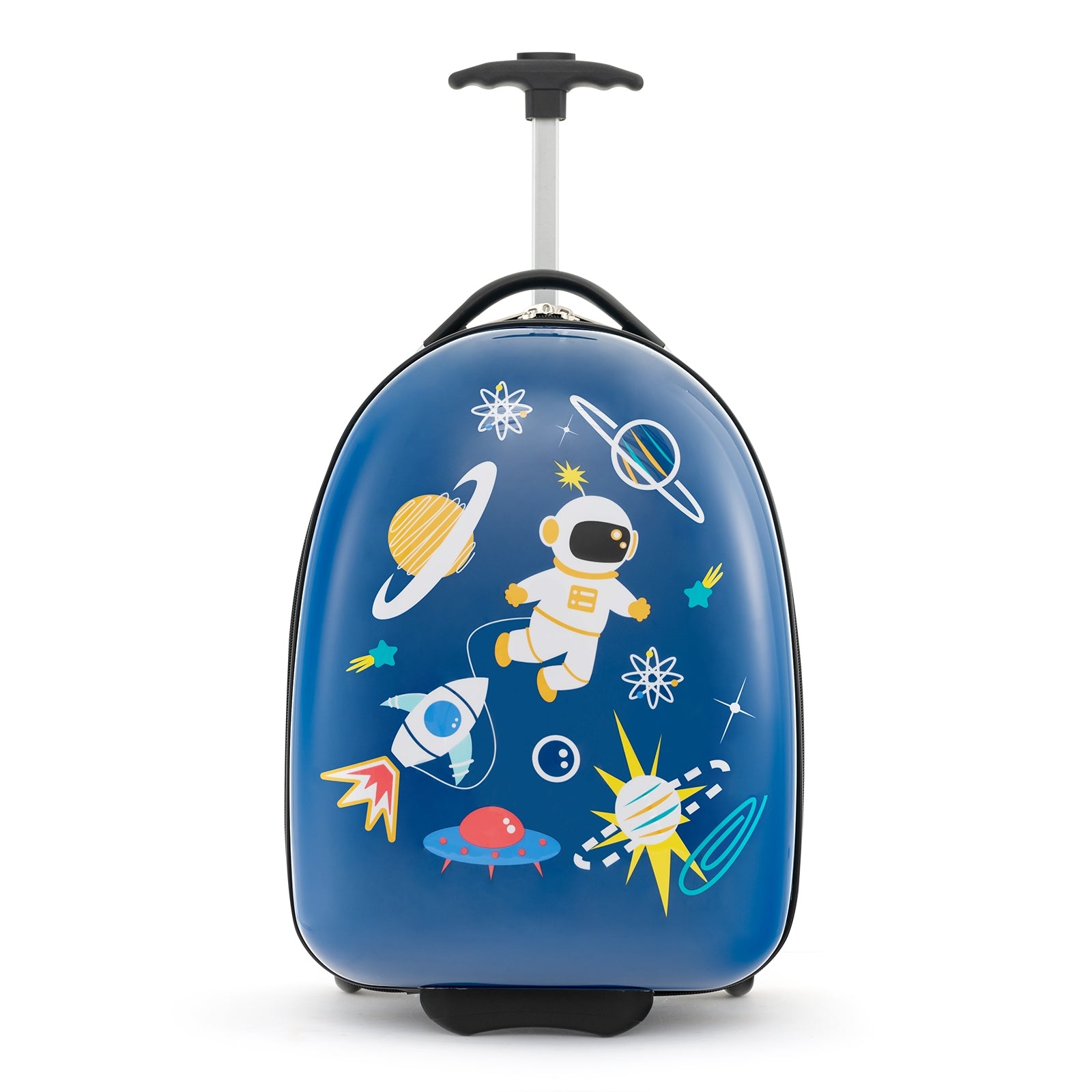 16 Inch Kids Carry-On Luggage Hard Shell Suitcase with Wheels, Blue Kids Luggage at Gallery Canada