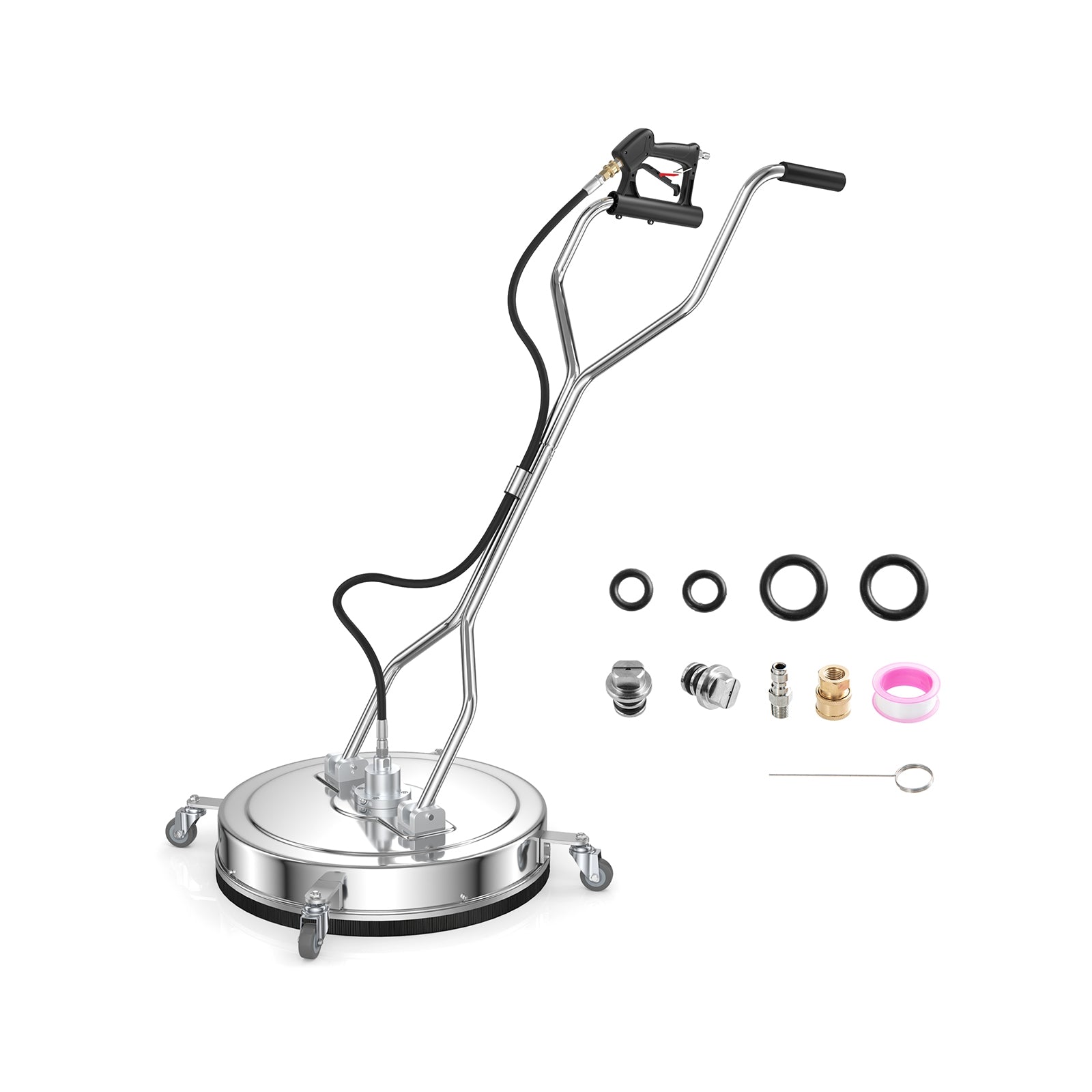 Pressure Washer Surface Cleaner Attachment, Silver Pressure Washers Silver at Gallery Canada