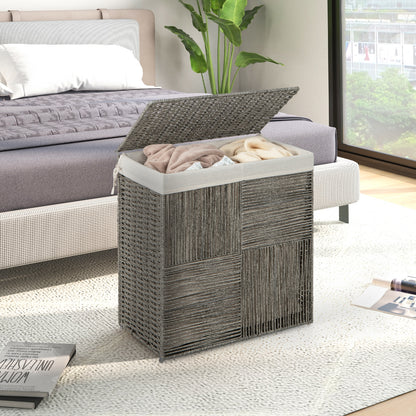 29 Gallons Laundry Hamper, Removable Liner Bag, Gray Laundry Baskets at Gallery Canada