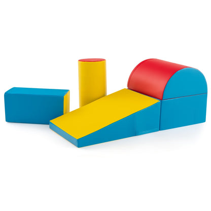 5-Piece Kids Climb And Crawl Activity Playset, Red Climbers & Slides at Gallery Canada