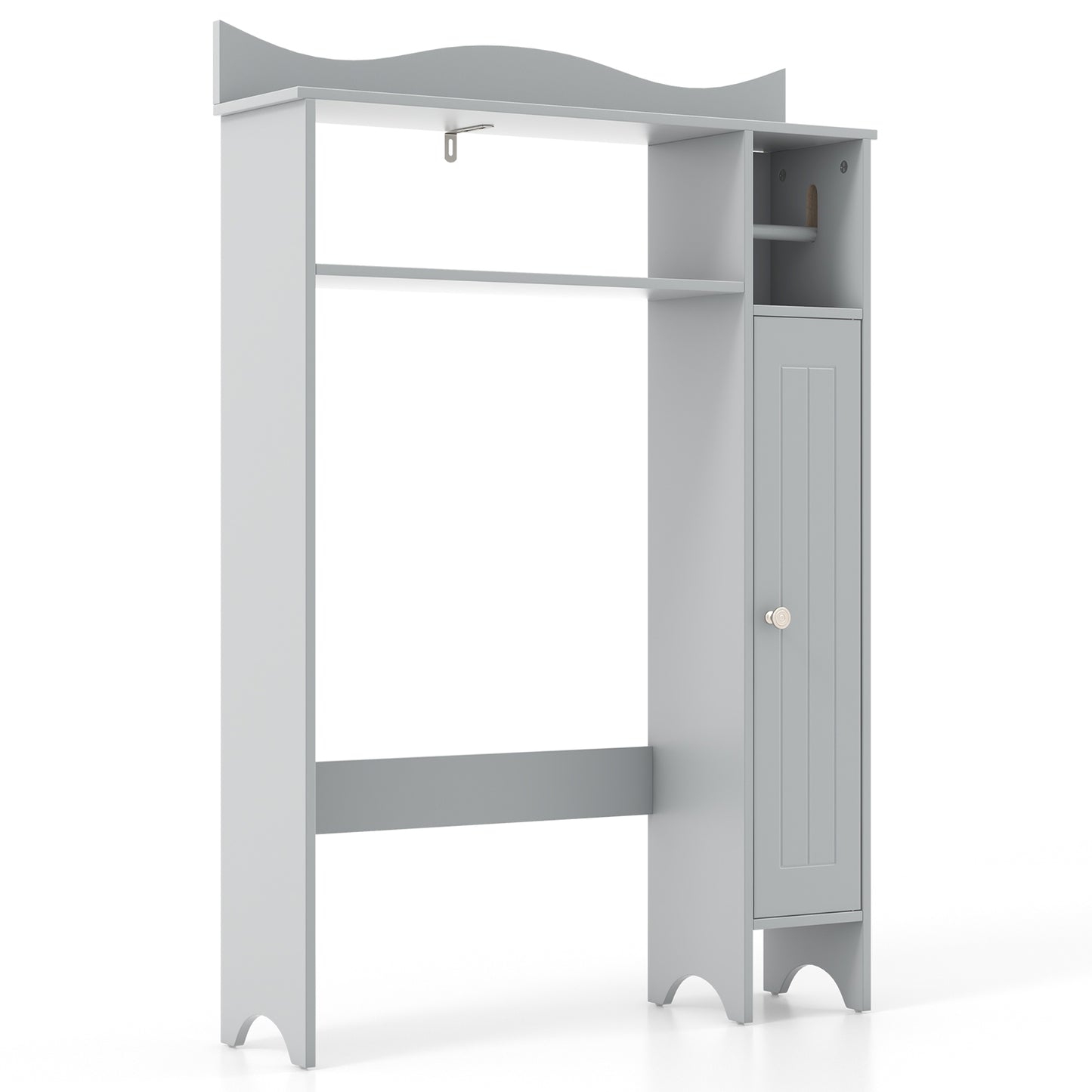 Over The Toilet Storage Cabinet, Toilet Paper Holder, Gray Bathroom Etagere Gray at Gallery Canada