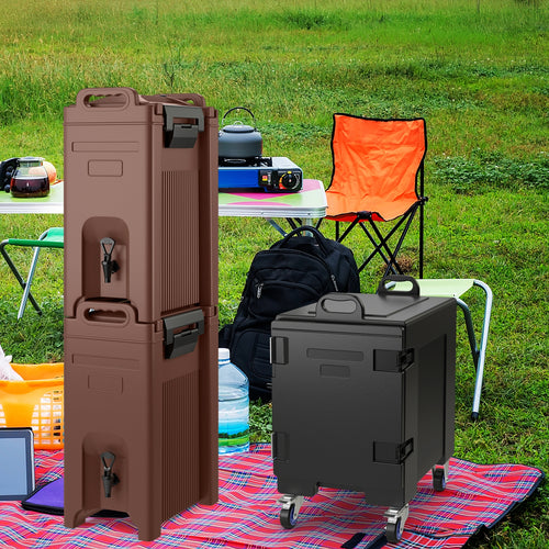 5 Gallon Insulated Beverage Server Dispenser, Coffee