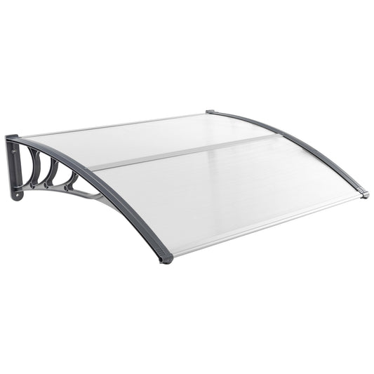 48 x 40 Inch Outdoor Front Door Window Awning, Gray Outdoor Shades Gray at Gallery Canada
