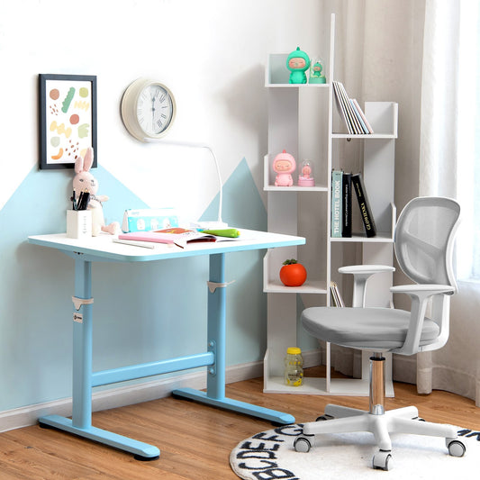 Adjustable Desk Chair with 5 Rolling Casters for Kids, Gray - Gallery Canada