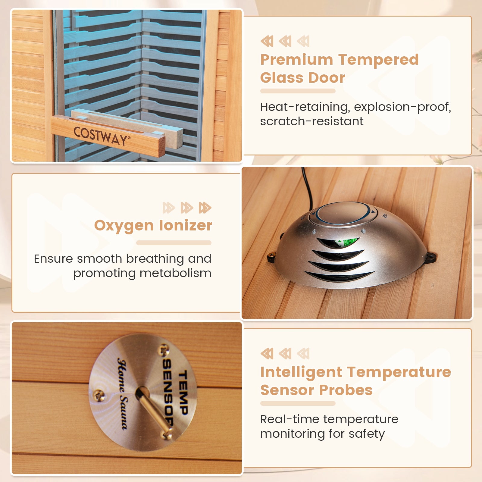 2024 New Model Single Person Far Infrared Wooden Sauna for Home, Natural Massage at Gallery Canada