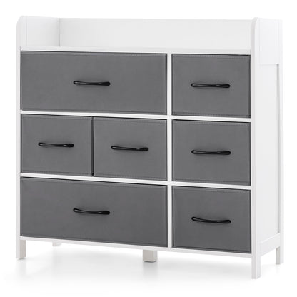 Fabric Dresser, 7 Drawers For Bedroom, White Dressers & Chests at Gallery Canada