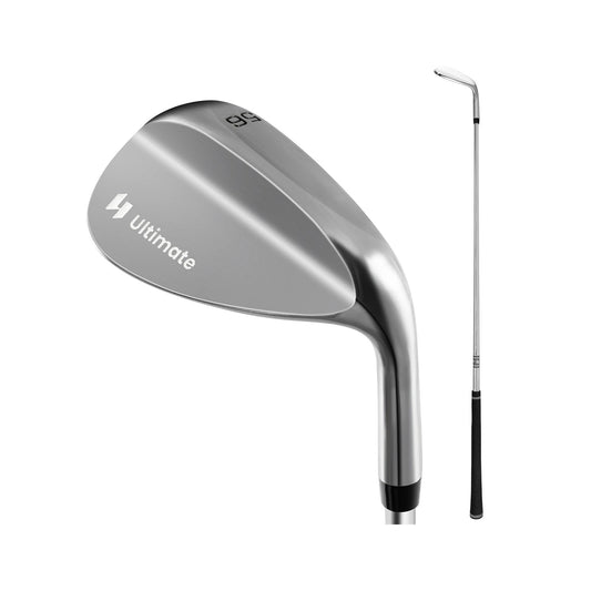 Golf Sand Wedge 56/60 Degree Gap Lob Wedge with Grooves Right Handed-56 Degrees, Silver - Gallery Canada