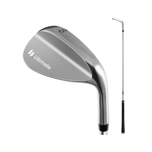 Golf Sand Wedge 56/60 Degree Gap Lob Wedge with Grooves Right Handed-60 Degrees, Silver - Gallery Canada