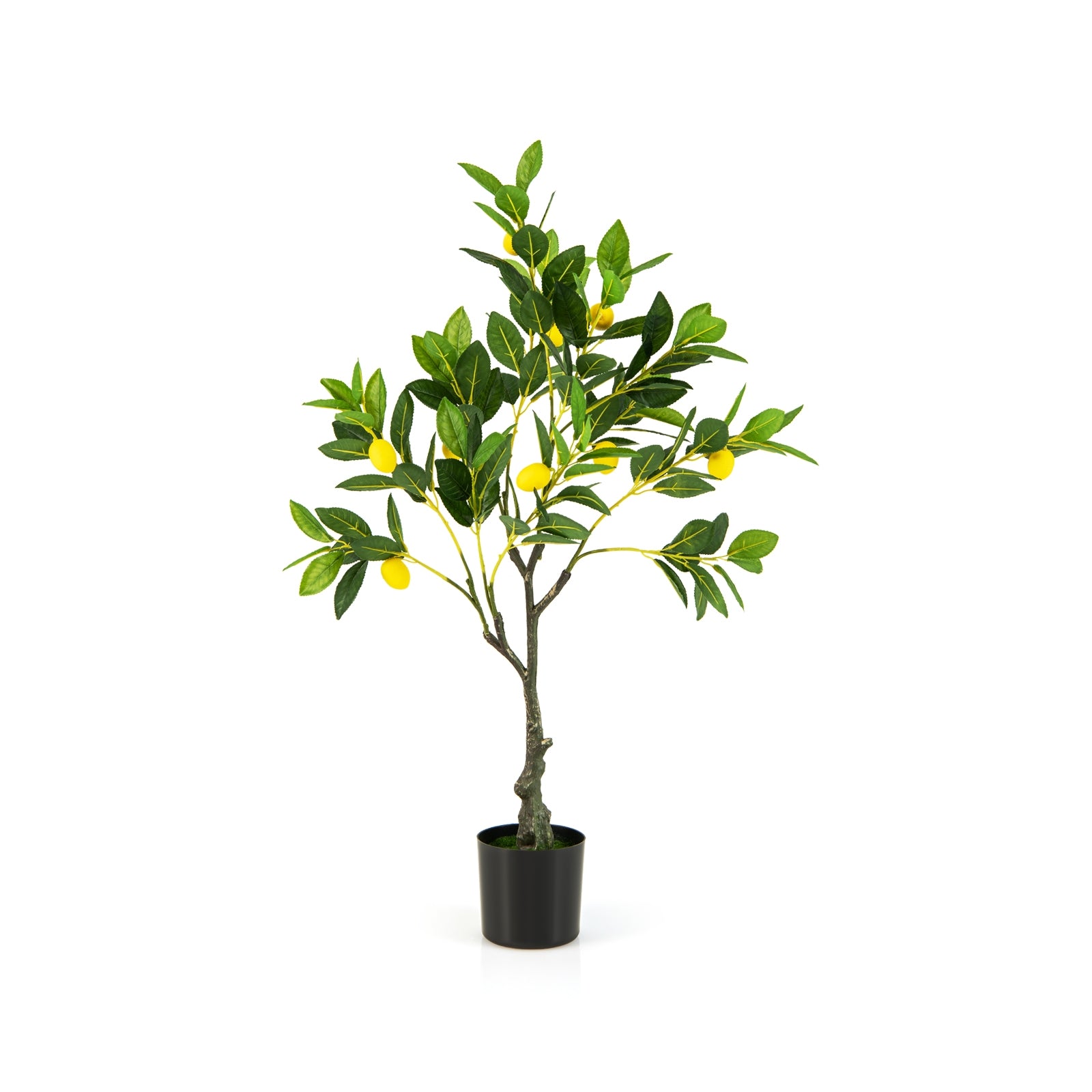Artificial Lemon Tree 2.6/4/5.2 Feet Tall Fake Lemon Plant wuth Lemon Fruits-2.6 ft Faux Plants at Gallery Canada