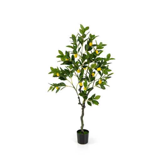 Artificial Lemon Tree, 4 ft, With Lemon Fruits