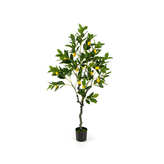Artificial Lemon Tree 2.6/4/5.2 Feet Tall Fake Lemon Plant wuth Lemon Fruits-4 ft Faux Plants 4 ft at Gallery Canada