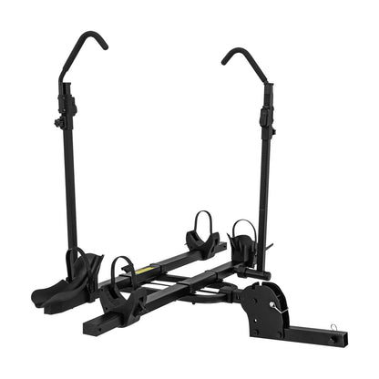 2 Inch Hitch Mount Bike Rack, 2-Bike Platform Carrier, Tilt-able Design, Black Garages at Gallery Canada