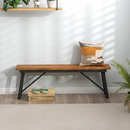 Folding Picnic Bench Set Rectangular Acacia Wood Dining Camping BBQ Benches Outdoor Benches at Gallery Canada