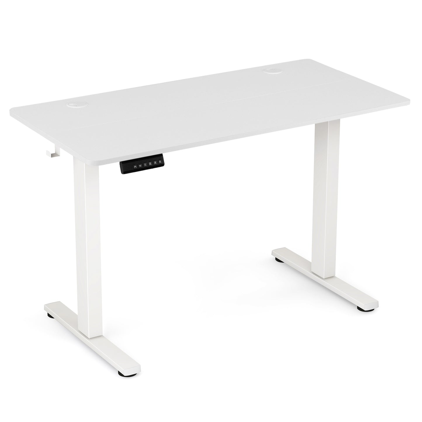 Electric Standing Desk, 3 Memory Settings, 2 Hanging Hooks, White Standing Desks at Gallery Canada