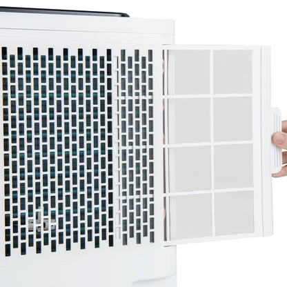 3-in-1 8000 BTU Portable Air Conditioner with Remote Control, White