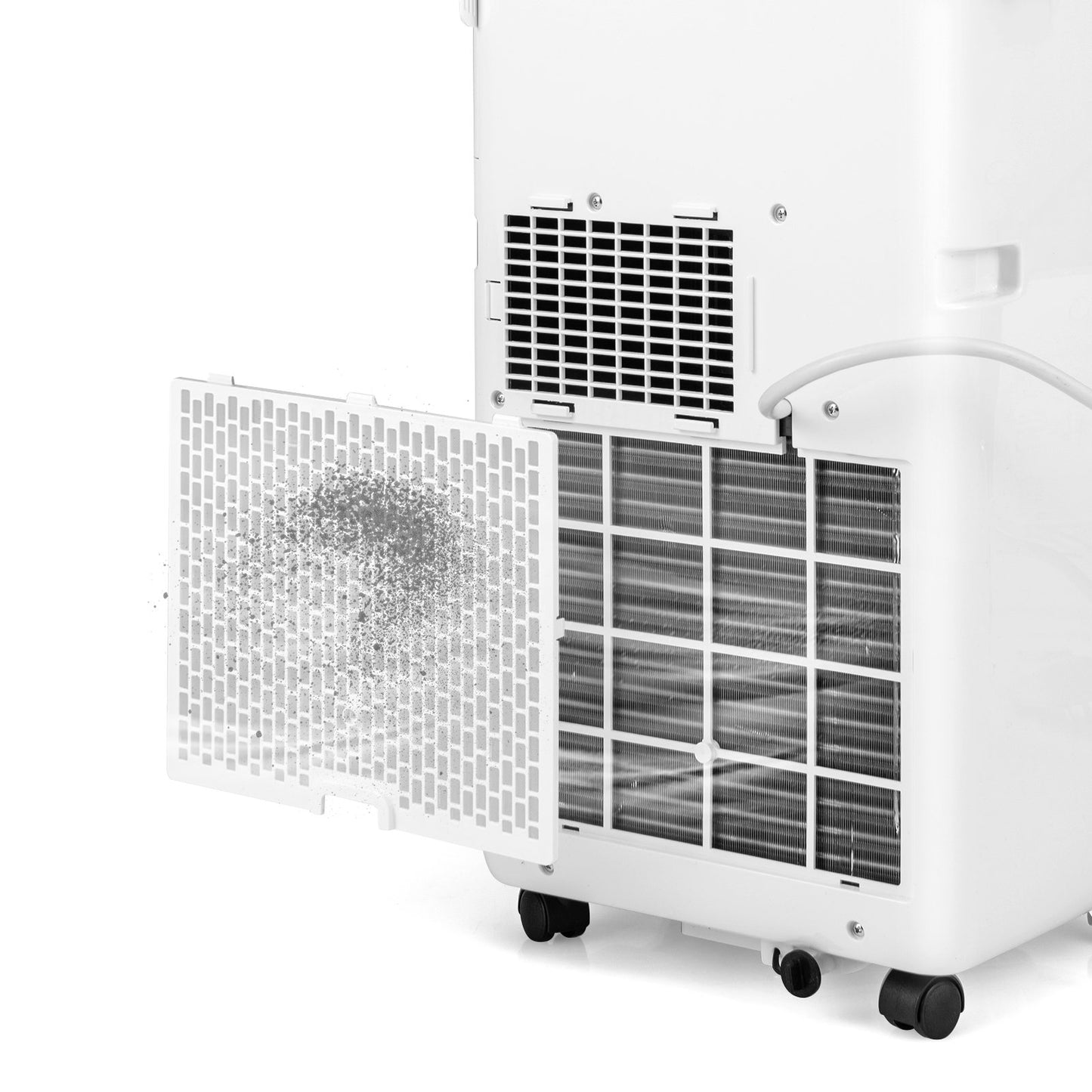 3-in-1 8000 BTU Portable Air Conditioner with Remote Control, White - Gallery Canada