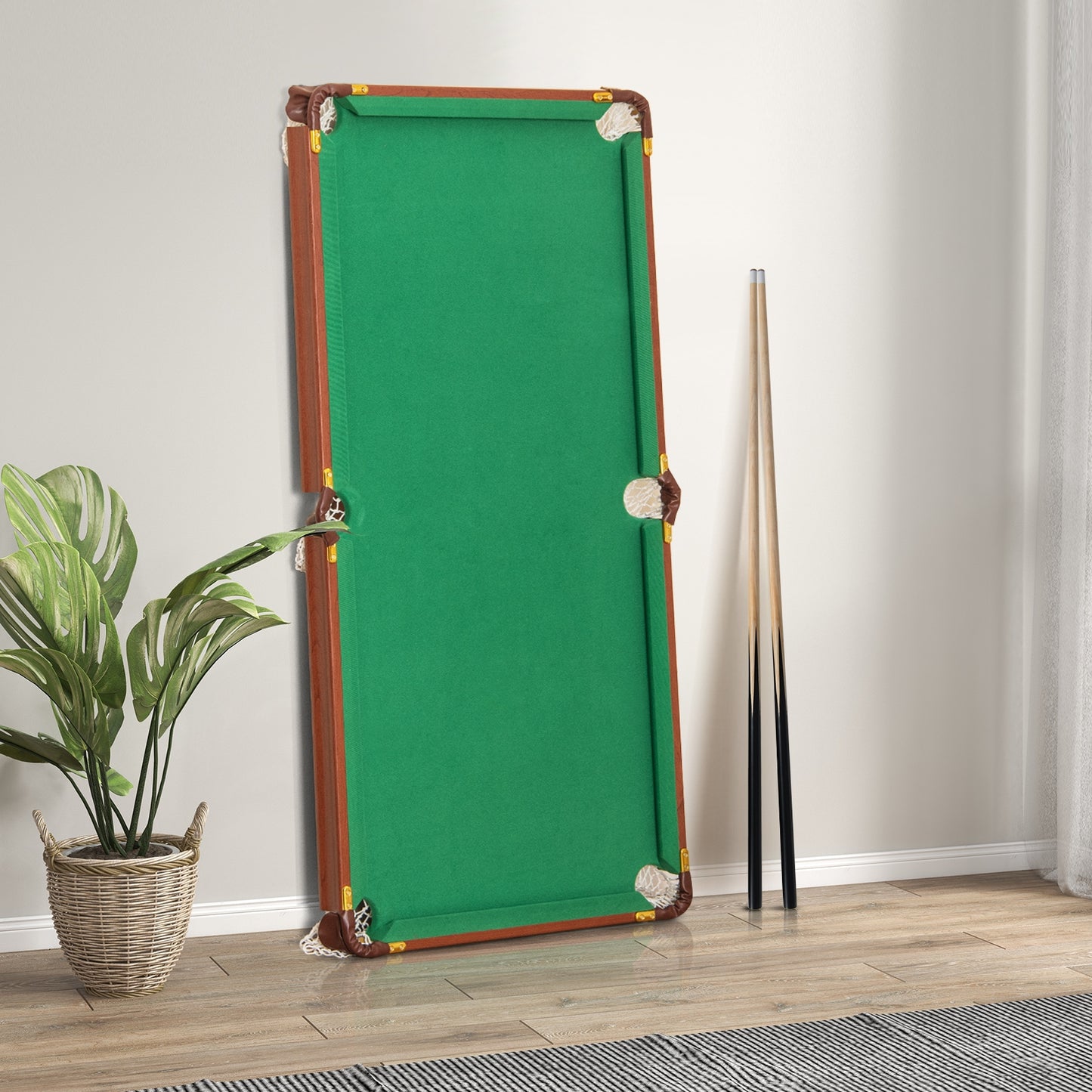 Folding Portable Billiards Table Game Set, Multicolor Game Room at Gallery Canada