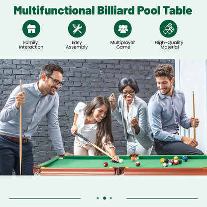 Folding Portable Billiards Table Game Set, Multicolor Game Room at Gallery Canada