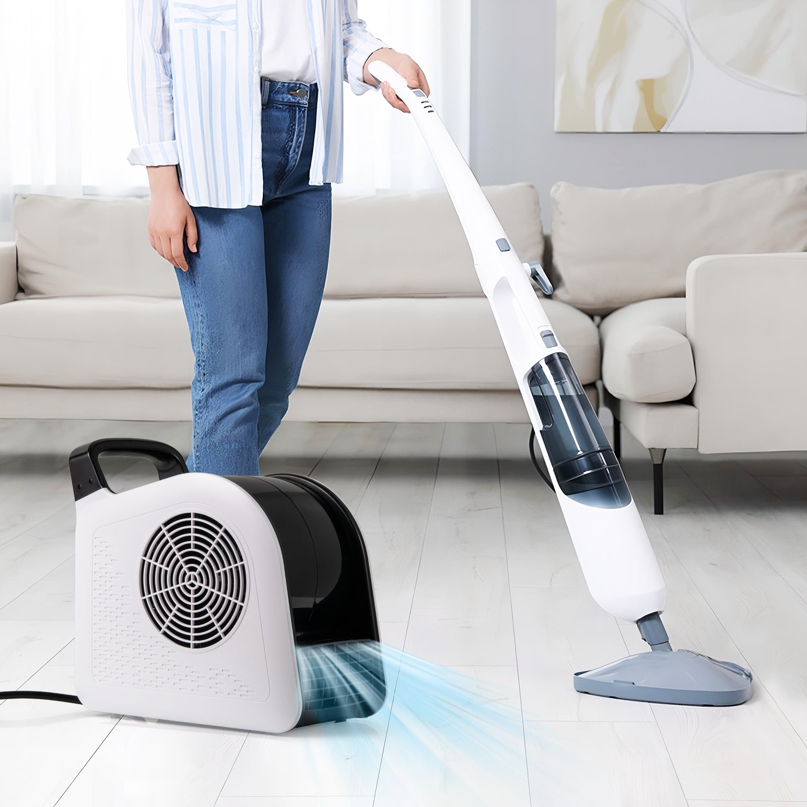 High Velocity Blower Fan Utility Air Mover with 3 Speeds and 185° Pivoting Head Vacuums & Cleaners at Gallery Canada