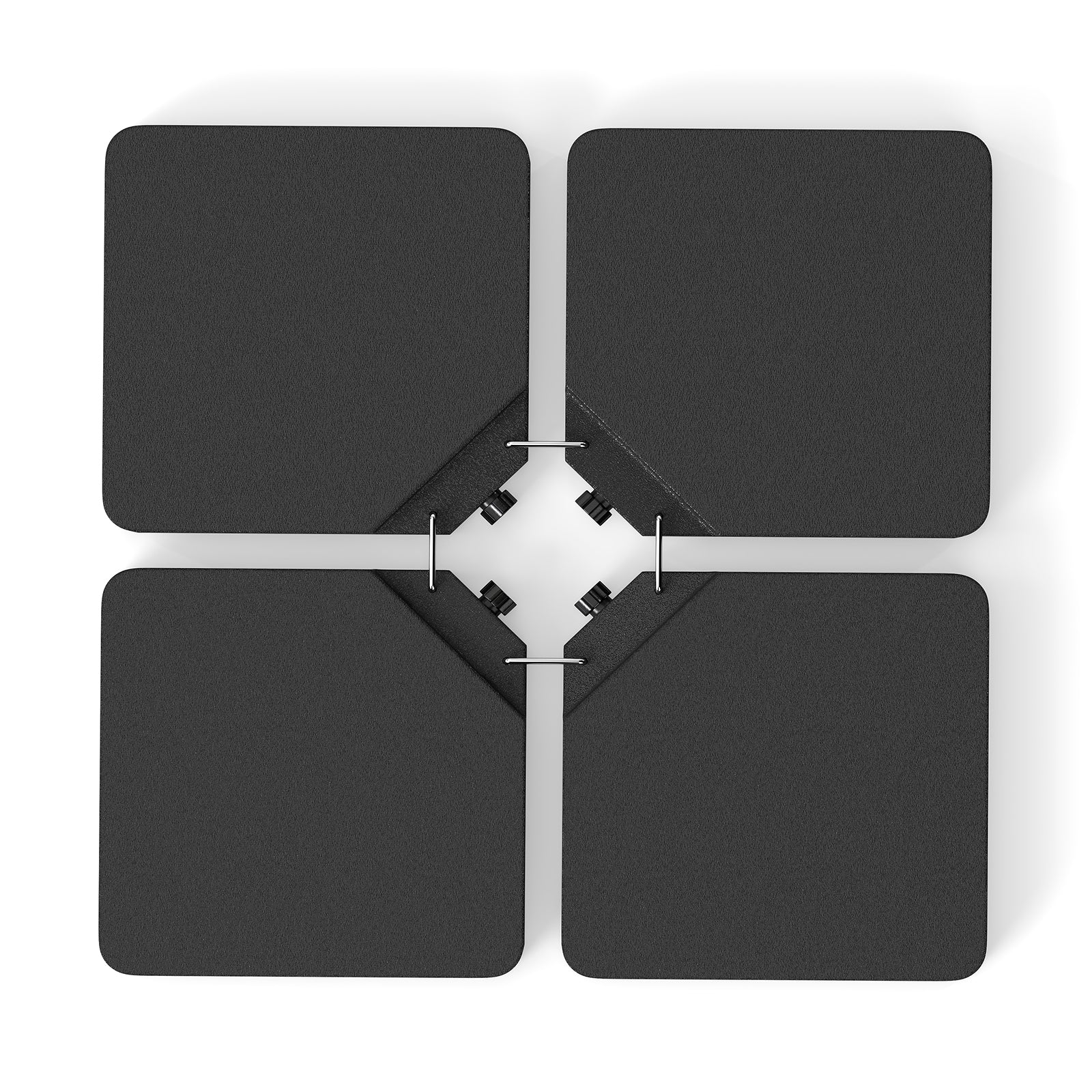 Patio Offset Umbrella Base with Easy-Fill Spouts, Black Outdoor Umbrella Bases at Gallery Canada