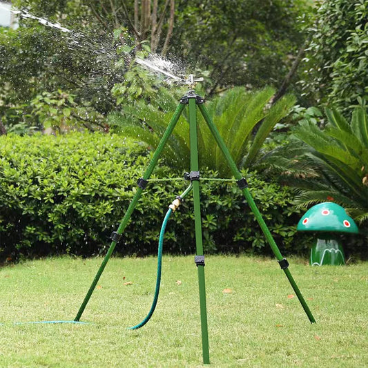 Impact Sprinkler on Tripod Base Set of 2 with 360 Degree Rotation-L, Green - Gallery Canada