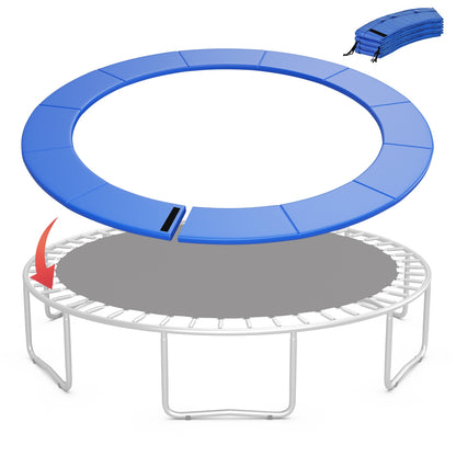 15 Feet Trampoline Pad Replacement Safety Pad with Fixing Straps (Blue), Blue Trampoline Accessories at Gallery Canada