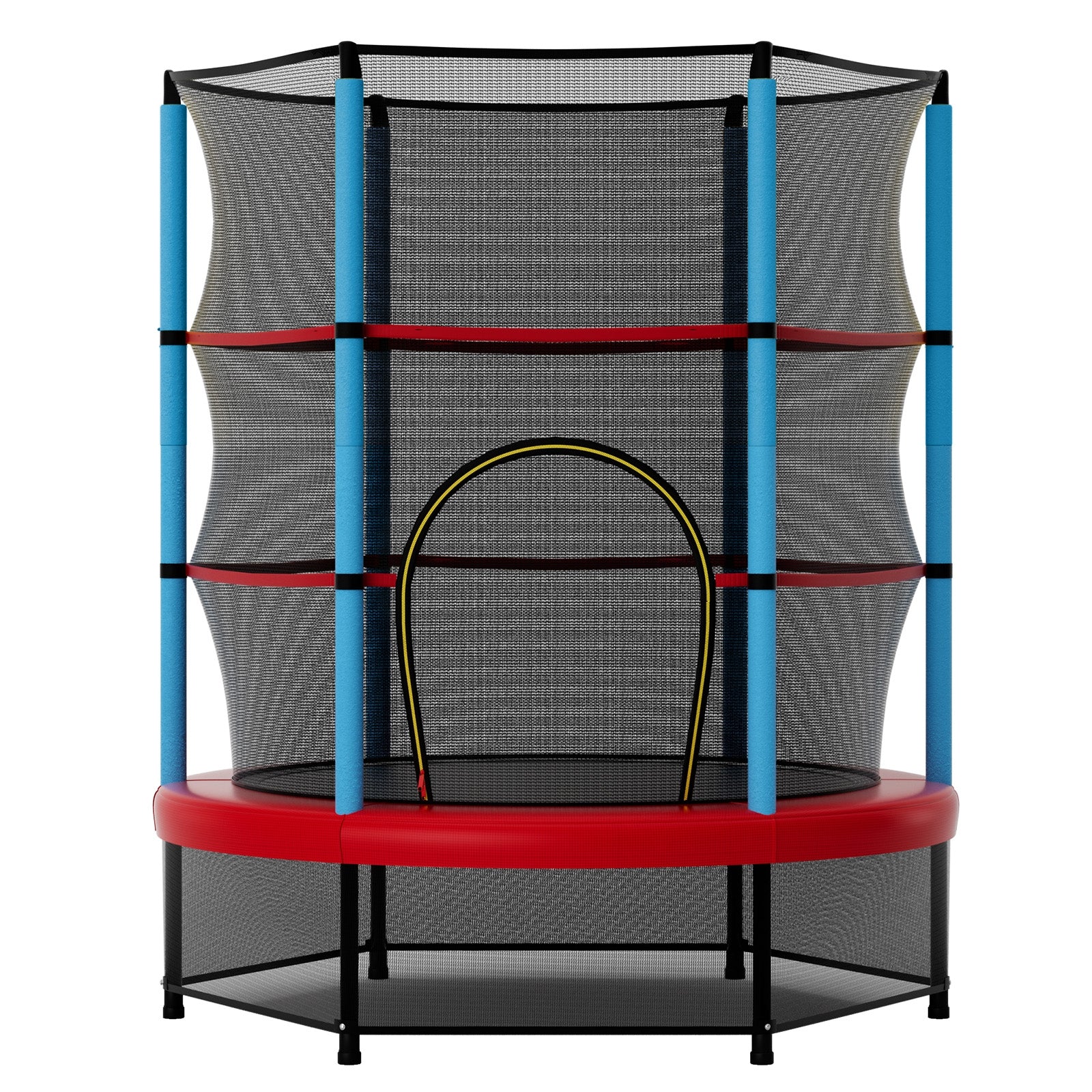 Kids Trampoline Recreational Bounce Jumper with Safety Enclosure Net, Navy Trampolines at Gallery Canada