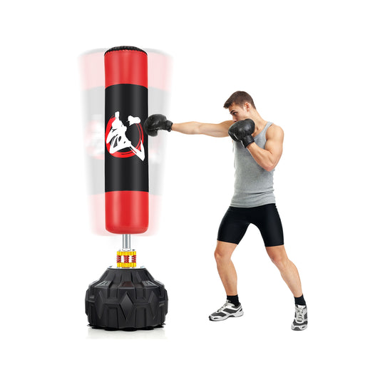 70 Inch Freestanding Punching Bag, Fillable Base, 12 Suction Cups Boxing & Martial Arts Options at Gallery Canada