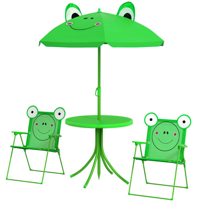 Kids Folding Picnic Table Set, Outdoor Garden, Green Kids Outdoor Furniture at Gallery Canada