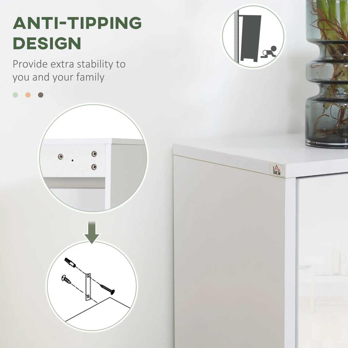 Slim Shoe Storage, 3 Flip Drawers, Adjustable Shelves, 15 Pair, High Gloss, White Shoe Storage Cabinets & Racks at Gallery Canada