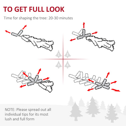 4ft Pre-Lit Fiber Optic Christmas Tree, Artificial Spruce, Star Top Artificial Christmas Trees at Gallery Canada